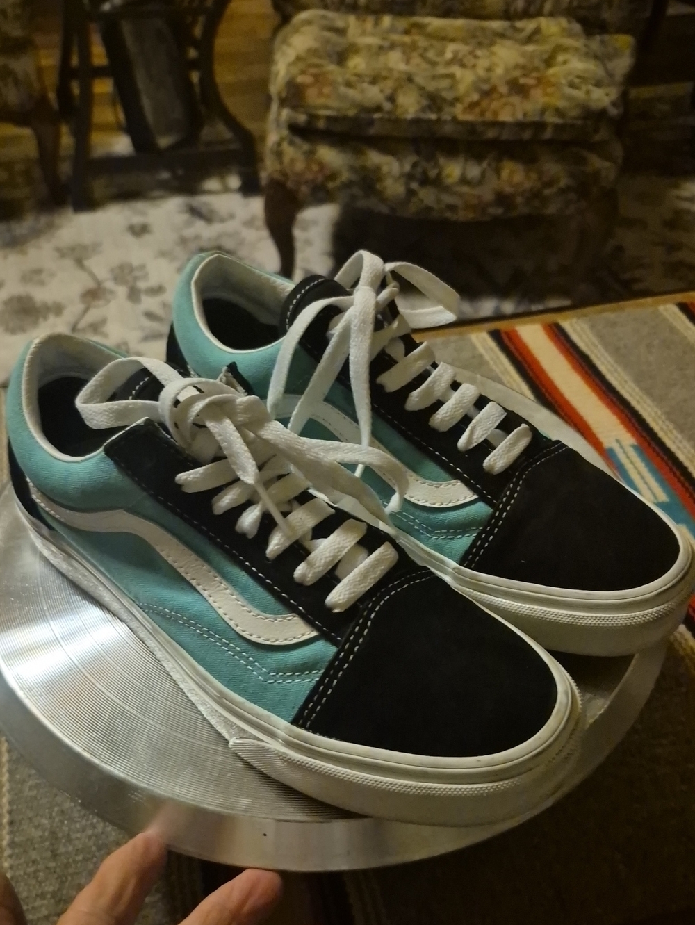 Vans Old Skool Classic Sport Womens Size 7. Canvas and suede sneakers (#1823S)